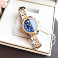  Shop Authentic Versace Hellenyium Blue Dial Two Tone Steel Strap Watch for Women - V12060017 - Luxxuri