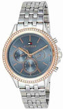  Shop Authentic Tommy Hilfiger Ari Diamonds Blue Dial Silver Steel Strap Watch for Women - 1781976 - Luxxuri