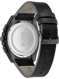  Shop Authentic Hugo Boss Champion Black Dial Black Leather Strap Watch for Men - 1513880 - Luxxuri