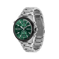  Shop Authentic Hugo Boss Globetrotter Green Dial Silver Steel Strap Watch for Men - 1513930 - Luxxuri