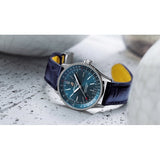  Shop Authentic Breitling Navitimer Automatic 35 Blue Dial Blue Leather Strap Watch for Men - A17395161C1P1 - Luxxuri