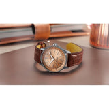  Shop Authentic Breitling Navitimer Automatic 35 Brown Dial Brown Leather Strap Watch for Men - A17395201K1P1 - Luxxuri