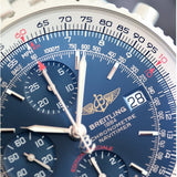  Shop Authentic Breitling Navitimer Heritage Special Edition Blue Dial Silver Steel Strap Mens Watch - A1332412/C942 - Luxxuri
