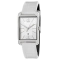 Shop Authentic Calvin Klein Window White Dial White Leather Strap Watch for Men - K2M21120 - Luxxuri