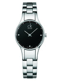  Shop Authentic Calvin Klein Simplicity Black Dial Silver Steel Strap Watch for Women - K4323104 - Luxxuri