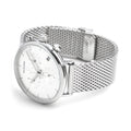  Shop Authentic Calvin Klein High Noon Silver Dial Silver Mesh Bracelet Watch for Men - K8M27126 - Luxxuri