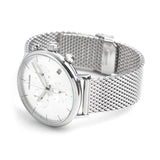  Shop Authentic Calvin Klein High Noon Silver Dial Silver Mesh Bracelet Watch for Men - K8M27126 - Luxxuri