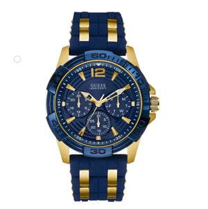  Shop Authentic Guess Oasis Blue Dial Two Tone Steel Strap Watch for Men - W0366G6 - Luxxuri