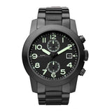  Shop Authentic Marc Jacobs Larry Chronograph Black Dial Black Steel Strap Watch for Men - MBM5032 - Luxxuri