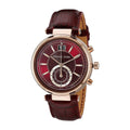  Shop Authentic Michael Kors Sawyer Maroon Dial Maroon Leather Strap Watch for Women - MK2426 - Luxxuri