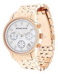  Shop Authentic Michael Kors Damen White Dial Rose Gold Steel Strap Watch for Women - MK5026 - Luxxuri