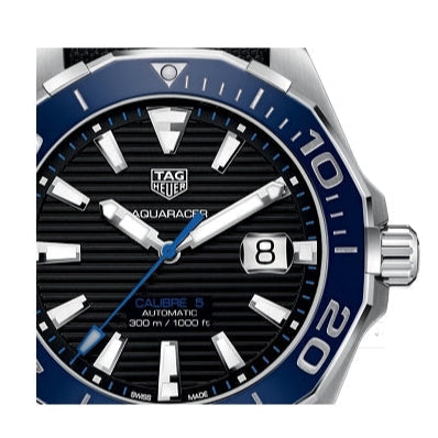  Shop Authentic Tag Heuer Aquaracer Black Dial Watch for Men - WAY201C.FC6395 - Luxxuri