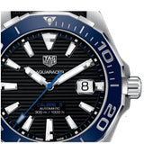  Shop Authentic Tag Heuer Aquaracer Calibre 5 Automatic Black Dial Black Nylon Strap Watch for Men - WAY201C.FC6395 - Luxxuri