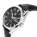  Shop Authentic Tag Heuer Carrera Automatic 41mm Black Dial Black Leather Strap Watch for Men - WAR201A.FC6266 - Luxxuri
