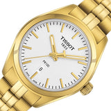  Shop Authentic Tissot T Classic PR 100 Lady White Dial Gold Steel Strap Watch for Women - T101.210.33.031.00 - Luxxuri