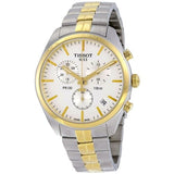  Shop Authentic Tissot T Sport PR 100 Chronograph White Dial Two Tone Steel Strap Watch For Men - T101.417.22.031.00 - Luxxuri