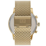  Shop Authentic Tommy Hilfiger Kane White Dial Gold Mesh Bracelet Watch for Men - 1710403 - Luxxuri