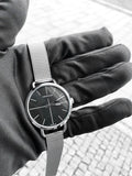  Shop Authentic Calvin Klein Even Black Dial Silver Mesh Bracelet Watch for Women - K7B23121 - Luxxuri