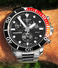 Tissot Seastar 1000 Chronograph Black Dial Silver Steel Strap Watch For Men - T120.417.11.051.01