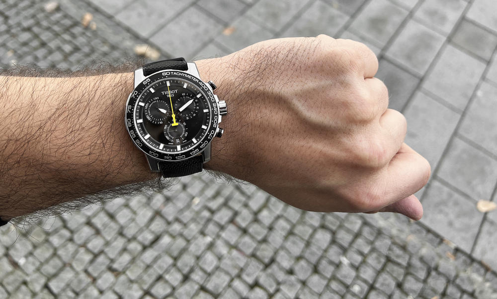  Shop Authentic Tissot Supersport Chrono Black Dial Black Nylon Strap Watch for Men - T125.617.17.051.02 - Luxxuri