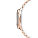  Shop Authentic Swarovski Crystalline Aura Silver Dial Rose Gold Steel Strap Watch for Women - 5519459 - Luxxuri