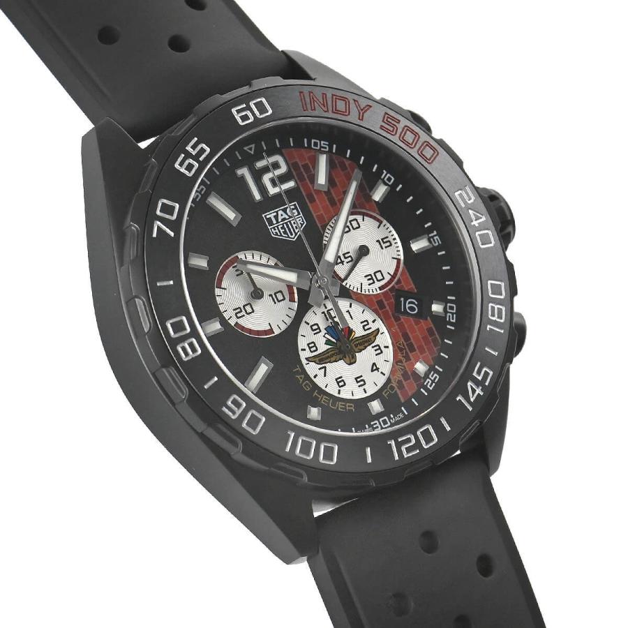  Shop Authentic Tag Heuer Formula 1 Indy 500 Limited Edition Chronograph Black Dial Black Rubber Strap Watch for Men - CAZ101AD.FT8024 - Luxxuri