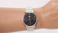 Hugo Boss Corporal Black Dial Silver Mesh Bracelet Watch for Men - 1513641