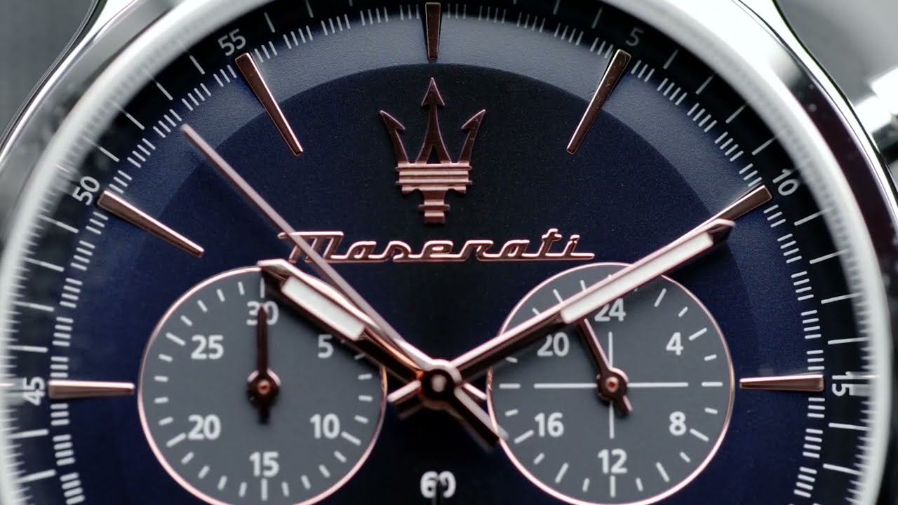  Shop Authentic Maserati Epoca Chronograph Blue Dial Brown Leather Strap Watch For Men - R8871618014 - Luxxuri