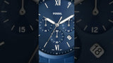  Shop Authentic Fossil Neutra Chronograph Blue Dial Blue Steel Strap Watch for Men - FS5826 - Luxxuri