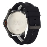  Shop Authentic Hugo Boss Orange Detroit Analog Black Dial Black Silicone Strap Watch For Men - 1550011 - Luxxuri