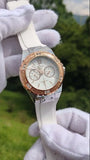  Shop Authentic Guess Limelight White Dial White Rubber Strap Watch for Women - W1053L2 - Luxxuri