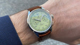  Shop Authentic Breitling Premier B09 Chronograph 40 Green Dial Brown Leather Strap Watch for Men - AB0930D31L1P1 - Luxxuri