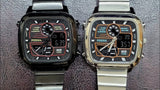  Shop Authentic Fossil Retro Analog-Digital Black Dial Silver Steel Strap Watch for Men - FS5890 - Luxxuri