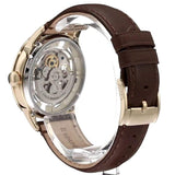  Shop Authentic Fossil Townsman Automatic Skeleton Gold Dial Brown Leather Strap Watch for Men - ME3043 - Luxxuri
