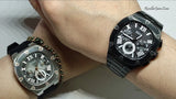  Shop Authentic Guess Headline Chronograph Grey Dial Black Rubber Strap Watch for Men - GW0571G1 - Luxxuri