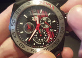  Shop Authentic Tag Heuer Formula 1 Ayrton Senna Limited Edition Black Dial Two Tone Rubber Strap Watch for Men - CAZ1019.FT8027 - Luxxuri