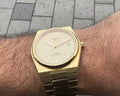  Shop Authentic Tissot PRX Powermatic 80 Gold Dial Gold Steel Strap Watch for Men - T137.407.33.021.00 - Luxxuri