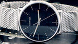  Shop Authentic Calvin Klein High Noon Black Dial Silver Mesh Bracelet Watch for Men - K8M21121 - Luxxuri