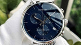  Shop Authentic Calvin Klein High Noon Chronograph Blue Dial Silver Mesh Bracelet Watch for Men - K8M2712N - Luxxuri