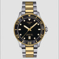 Tissot Seastar 1000 Black Dial Two Tone Steel Strap Watch For Men - T120.410.22.051.00