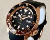  Shop Authentic Seiko 5 Sport SKX Automatic Black Dial Black Silicone Strap Watch For Men - SRPD76K1 - Luxxuri