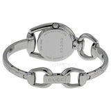  Shop Authentic Gucci Horsebit Collection Quartz Brown Dial Silver Steel Strap Watch For Women - YA139501 - Luxxuri