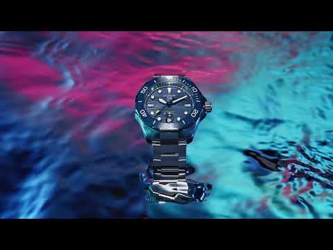  Shop Authentic Tag Heuer Aquaracer Professional 300 Automatic Diamonds Blue Dial Silver Steel Strap Watch for Women - WBP231B.BA0618 - Luxxuri