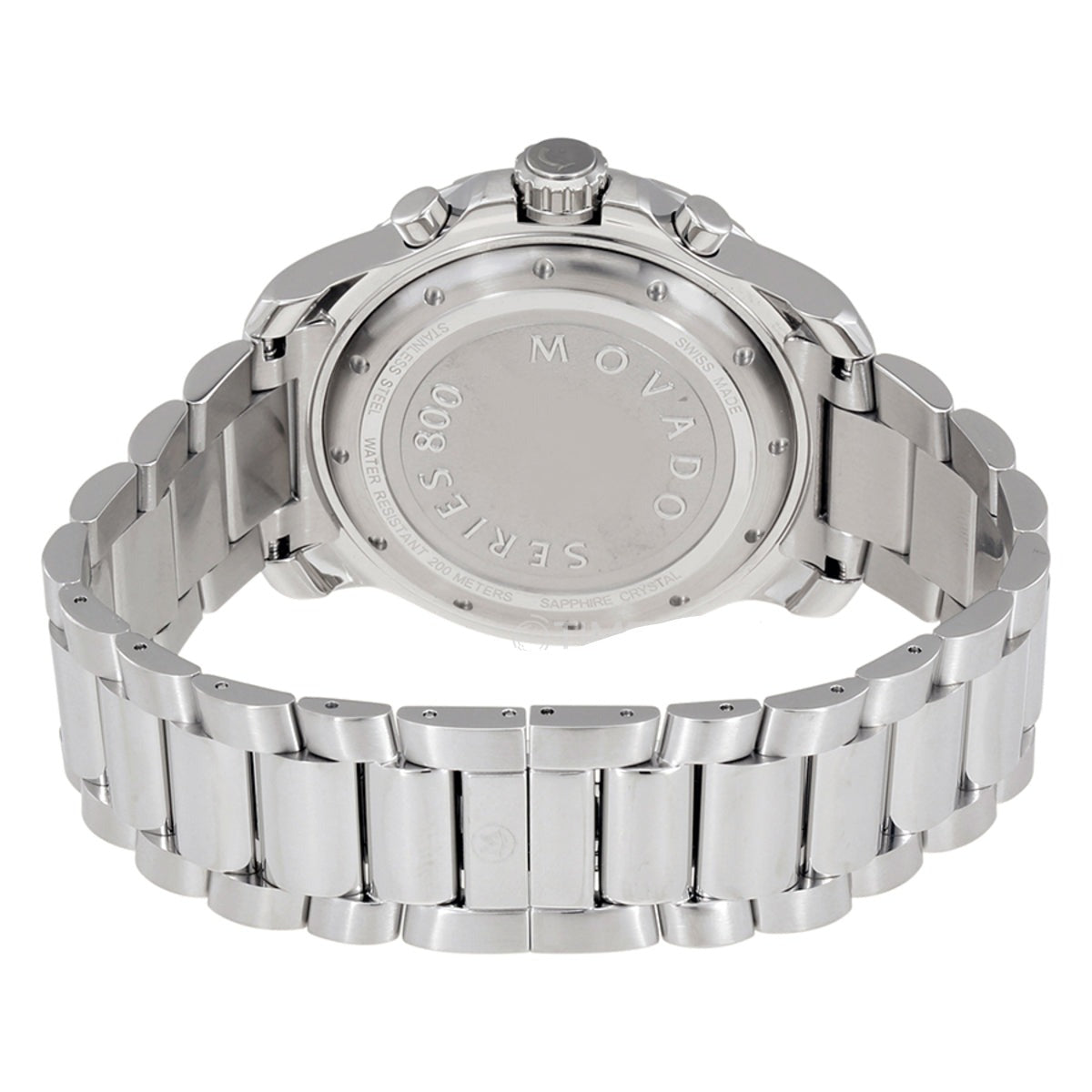  Shop Authentic Movado Series 800 Chronograph Blue Dial Silver Steel Strap Watch For Men - 2600141 - Luxxuri