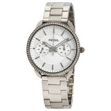  Shop Authentic Fossil Tailor White Dial Silver Steel Strap Watch for Women - ES4262 - Luxxuri