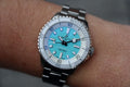  Shop Authentic Breitling Superocean Automatic 36 Turquoise Dial Silver Steel Strap Watch for Men - A17377211C1A1 - Luxxuri