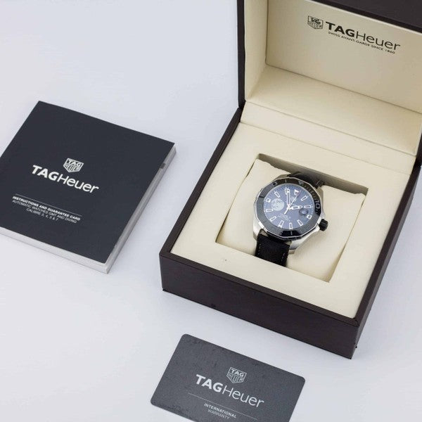 Tag Heuer Aquaracer Moon Black Dial Watch for Men - WAY201J.FC6370