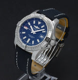  Shop Authentic Breitling Avenger Automatic 43mm Blue Dial Blue Nylon Strap Watch for Men - A17318101C1X2 - Luxxuri