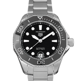  Shop Authentic Tag Heuer Aquaracer Professional 300 Automatic Black Dial Silver Steel Strap Watch for Women - WBP231D.BA0626 - Luxxuri