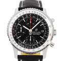  Shop Authentic Breitling Navitimer 1 Chronograph 41mm Automatic Black Dial Black Leather Strap Mens Watch - A13324121B1P1 - Luxxuri
